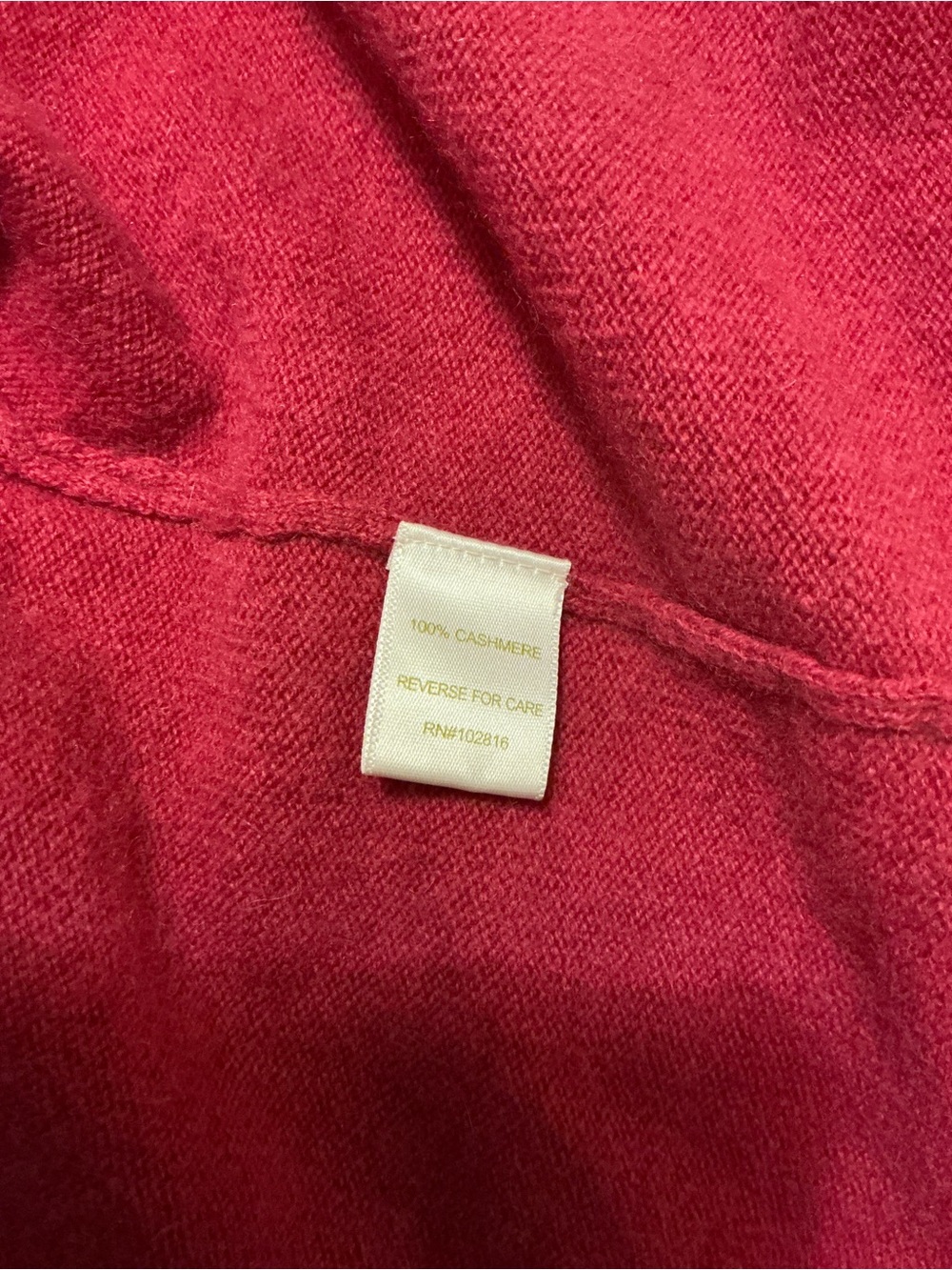Garnet Hill Raspberry Ruffle-Trim Open Cardigan - Picture 3 of 7